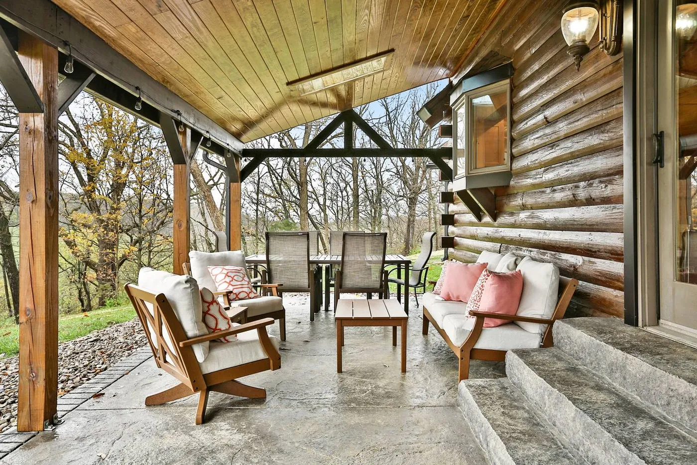 The Wraparound Deck and Covered Patio, second view